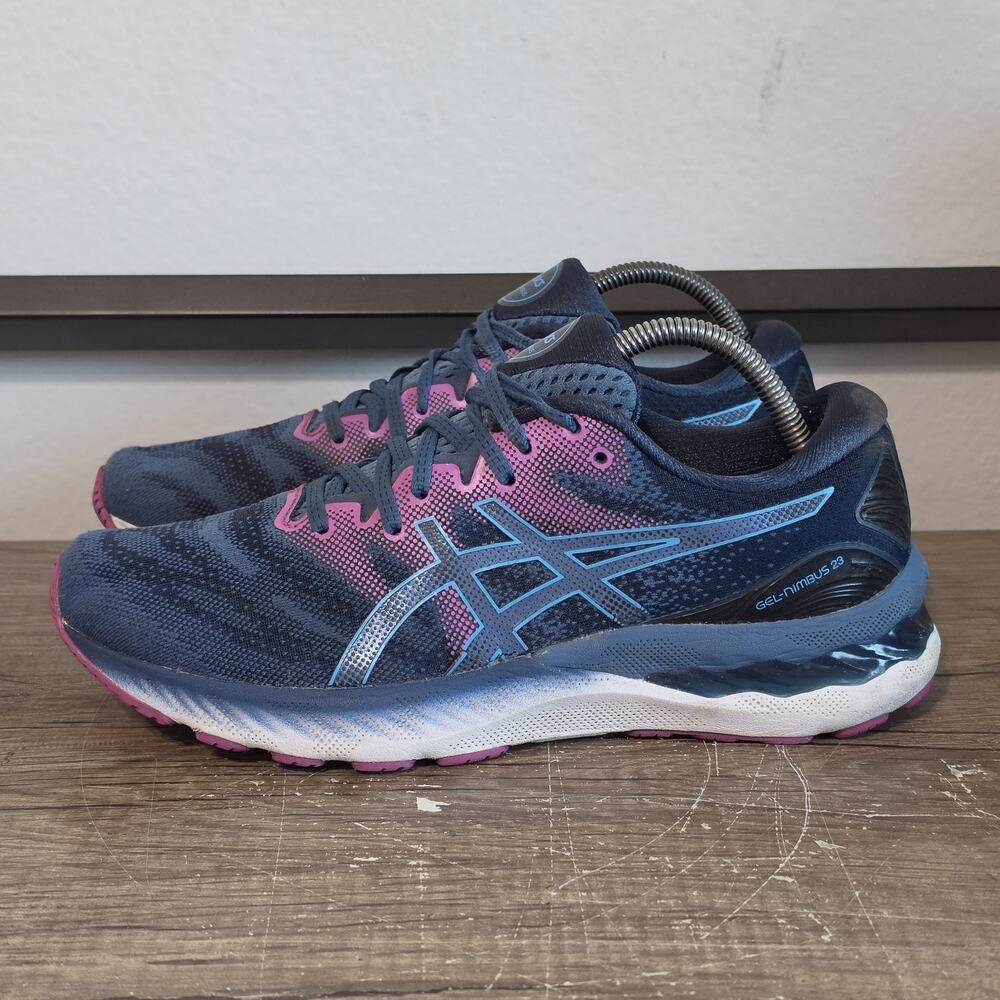 Asics Gel Nimbus 23 Women’s Athletic Running Shoes Sneakers Size 10 Blue